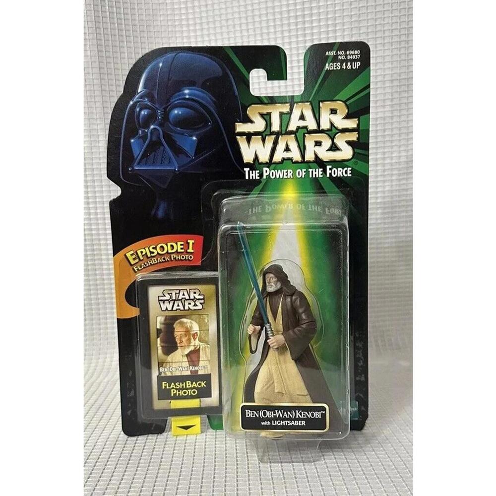 Star Wars Power Of The Force Flashback Photo Obi-Wan Kenobi 3.75" Figure 1998